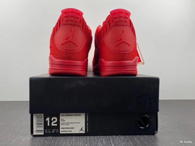 Cheap TBK 4 Flyknit Red Jordan Retro AQ3559-600 0715